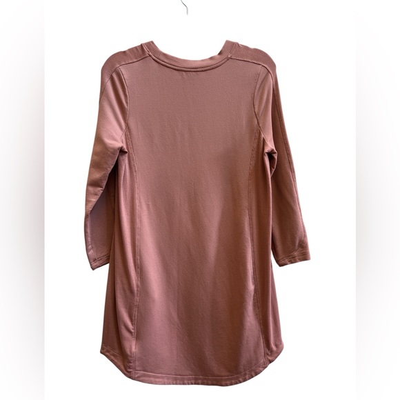 Athleta Balance Dress MP Mauve Tencel Blend Athleisure Tunic - Picture 2 of 5